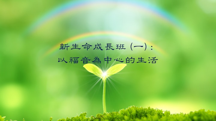 新生命成長班（一）：以福音為中心的生活